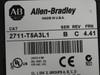 Allen-Bradley 2711-T5A3L1 Ser B Rev.C FRN.4.41 Panel *Rust on Terminal* USED