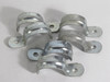 Generic 2"EMT Galvanized Steel 1-Hole Conduit Strap Lot of 6 ! NOP !