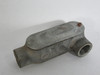 Appleton LL-50M Form 35 Malleable Iron Unilet w/Cover 1/2" USED