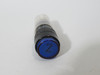 Deca P16-LMR1-1AB-BLU 16mm Momentary Push Button w/Letters 1NO 1NC USED