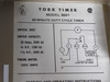 Tork 8601 Cycle Timer 60min SPDT 120V 60Hz ! NOP !