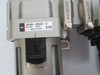SMC AC40-N04DG-T-3Z Combo Unit Filter, Lubricator & Regulator w/Gauge ! NOP !