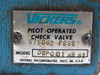 Vickers DGPC01AB51 Pilot Operated Check Valve 1/8" Ports USED