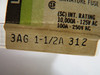 Littlefuse 3AG-1-1/2A-312 Fast Acting Fuse 1-1/2A 250V 5-Pack ! NEW !