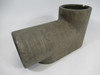 Crouse-Hinds LB87 Iron Alloy LB Conduit Body 3" w/o Cover USED