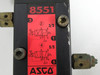 Asco 8551A001MS Pilot Operated Spool Valve 3/2 5/2 1/2" & 3/8" NPT USED