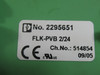 Phoenix Contact 2295651 FLK-PVB 2/24 Interface Module USED