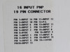 Numatics 239-2382 16 Input PNP 19 Pin Connector USED