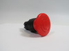 IDEC HW1B-V4R Switch Actuator 40mm Red Head; Push, Lock, Turn, Reset USED