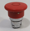 Dayton 30G115 Push Button 22mm Red Push/Pull Mushroom Cap USED