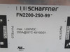 Schaffner FN2200-250-99 Power-Line Filter 250A@55 DEG C 1.2 KW 1200VDC USED