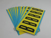 Brady 3450-B Kit of Letter Labels "B" Lot of 11 ! NEW !