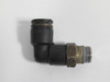 CDC PL-1/4-N1 Push-In Male Elbow Fitting 1/4" OD 1/8" NPT USED