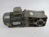 Lenze 0.45kW 1710RPM 277/480V 3Ph 1.60/0.95A C/W Reducer 22.489:1 Ratio USED
