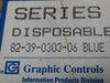 Graphic Controls 82-39-0303-06 Disposable Pen Blue Series 39 5-Pack ! NEW !