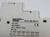 Sprecher + Schuh KT3-25-PA-11 Auxiliary Contact Block 1NO/1NC 600V 10A USED