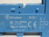 Finder 95.85.1 Relay Socket 300V 10/12A 8-Blade USED