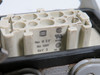 Harting HAN-10-E-F Female Insert Connector 16A 500V W/ Housing USED