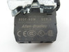 Allen-Bradley 800F-N5W Ser. A White Light Module w/Metal Mounting Block USED
