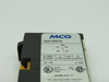 MCG MA1-DN10 Auxiliary Contact Block 1NO 600V USED