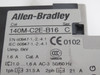 Allen-Bradley 140M-C2E-B16 Ser.C Circuit Breaker 1-1.6A *Cracked Handle* USED