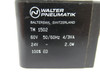 Walter Pneumatik TM-1502 Solenoid Coil 60/24V 50/60Hz 4/3VA 2W USED