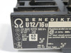 Benedikt & Jager U12/16U-16-25A Overload Relay 16-25A USED