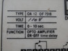 DIK Logik 0A12-0F7518 Opto Amplifier 110V 0-10sec 11-Pin USED