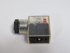 Precision Controls Solenoid Valve Connector Clear w/ Red Indicator USED
