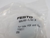Festo 153211 QSLV2-1/8-4 Multiple Distributor R1/8 Thread x 4mm Tube OD ! NWB !