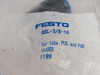 Festo 164958 QSL-3/8-16 Push-In L Fitting R3/8 Thread x 16mm Tube OD ! NWB !