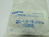 Festo 153055 QSL-1/2-16 Push-In L-Fitting R1/2 Thread 16mm Tube OD ! NWB !
