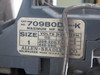 Allen-Bradley 709-BOD Series K Starter 3-Pole Coil 110/120VAC 50/60Hz USED