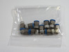 Festo 153307 QSM-1/8-6 Push-In Fitting R1/8" Thread 6mm Tube 10-Pack USED