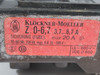 Klockner-Moeller Z0-6.7 Overload Relay 3.7-6.7A 660V USED