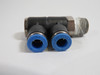 Festo 153213 QSLV2-1/4-6 Multiple Distributor R1/4" Thread 6mm Tube OD USED