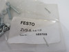 Festo 185705 ZVB-8-14/18 Mounting Kit for Cylinder ! NWB !