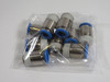 Festo 153019 QS-3/8-10-I Push-In Fitting R3/8" Thread 10mm Tube OD 10-Pk ! NOP !