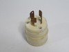 Bryant 7568NP Old Style Locking Nylon Plug 10A@250V 15A@125V 3W 3P USED