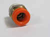 SMC KQ2H11-36S Push-In Male Connector 3/8" NPT Thread 3/8" Tube OD USED
