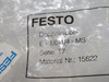 Festo 15622 E-1/8-1/4-MS Double Nipple G1/8" G1/4" Thread 10-Pack ! NWB !