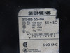 Siemens 3TH8355-0AK6 Contactor 110V@50/60Hz 5NO 5NC *Cracked Fin* USED