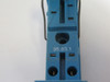 Finder 95.83.1 Blue Relay Socket w/Metal Latch 12/10A@300VAC 5-Blade USED