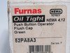 Furnas 52PA8A3 Series F Momentary Flush Green Push Button Operator ! NEW !