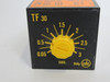 CDC TF30 Timing Relay 0.05-3Sec. 24VAC/DC 8-Pin USED