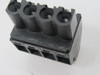 Weidmuller BLZ-5.08/4 Pluggable Terminal Block Black 4-Positions 250V USED