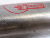 Bimba SR-173-D Pneumatic Cylinder 1-1/2" Bore 3" Stroke No Bumper USED