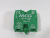 MCG MB2-BE-101B Contact Block 1NO 240V 10A *No Mounting Screw* USED