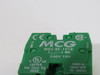 MCG MB2-BE-101B Contact Block 1NO 240V 10A *No Mounting Screw* USED