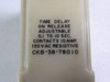 Potter & Brumfield CKB-38-78010 Time Delay Relay 0.1-10 Sec 10A 120VAC USED